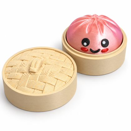 Розов Кликер Dumpling
