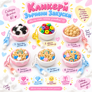 Кликър Зърнена Закуска OREO