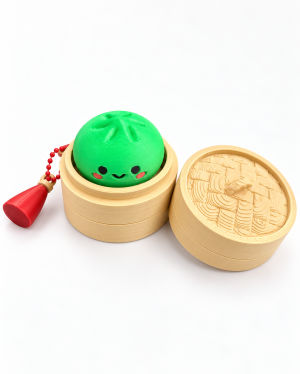 Кликър „Mini Dumpling със сос“ 🥟💚 ( Green )