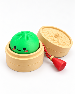 Кликър „Mini Dumpling със сос“ 🥟💚 ( Green )