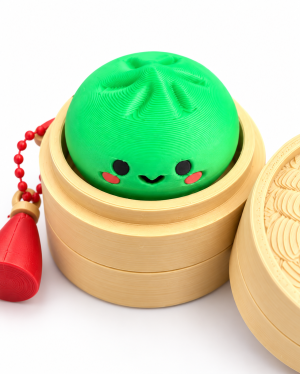 Кликър „Mini Dumpling със сос“ 🥟💚 ( Green )