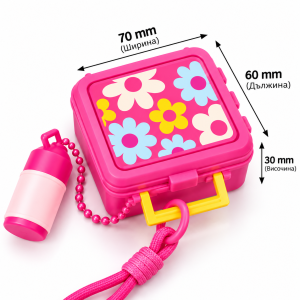 Кликър „Snack Box“  с Термос ( Pink )