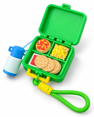 Кликър „Snack Box“ с термос – Green & Yellow