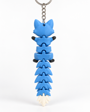 Ключодържател „Flexi Fox Blue“ 🦊💙