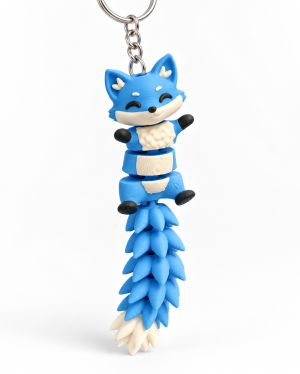 Ключодържател „Flexi Fox Blue“ 🦊💙