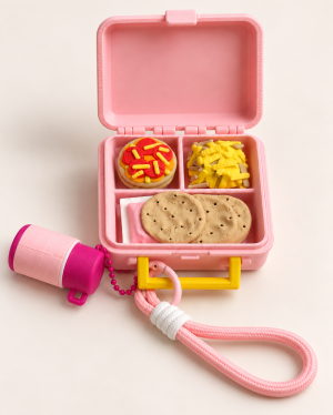 Кликър „Lunch Box – Rainbow Pink“ 🌈💗