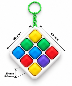 Кликър „Color Pop 9“ 🌈🔲